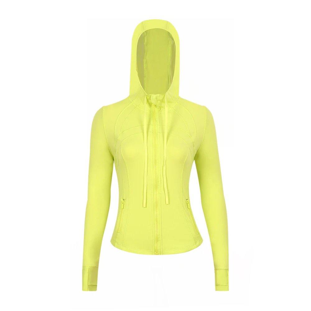 荧光绿DF连帽夹克