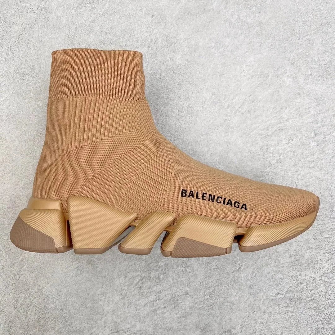 Balenciaga Sneakers Sock-knit high-top with segmented sole image 3