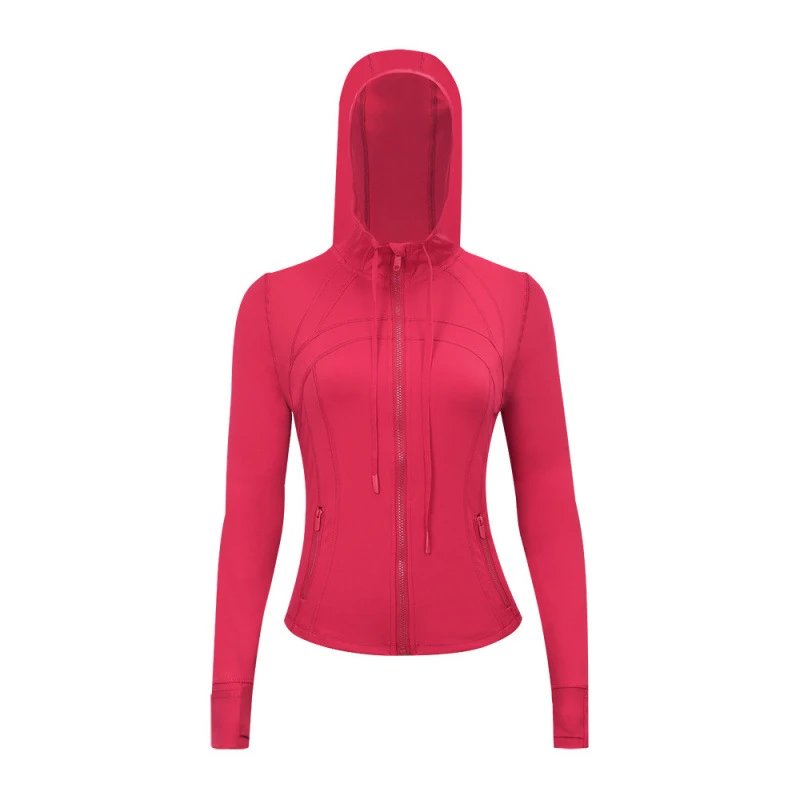 中国红DF连帽夹克