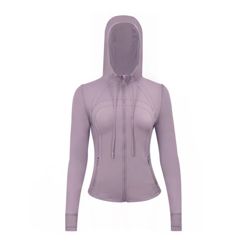 暗熏紫DF连帽夹克