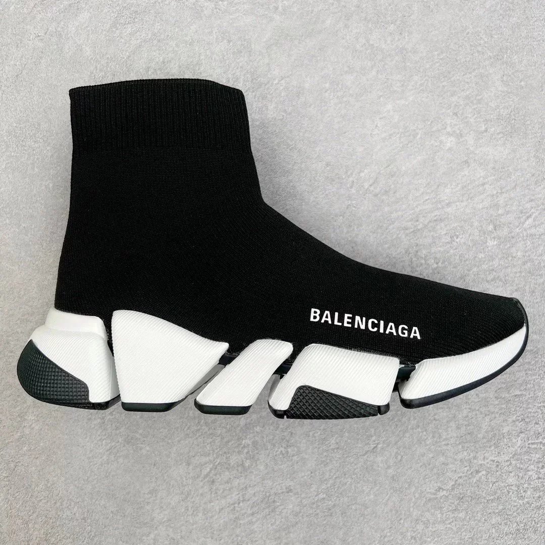 Balenciaga Sneakers Sock-knit high-top with segmented sole image 7