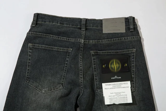 Stone Island Jeans Slim-fit washed with compass badge product detail image 12