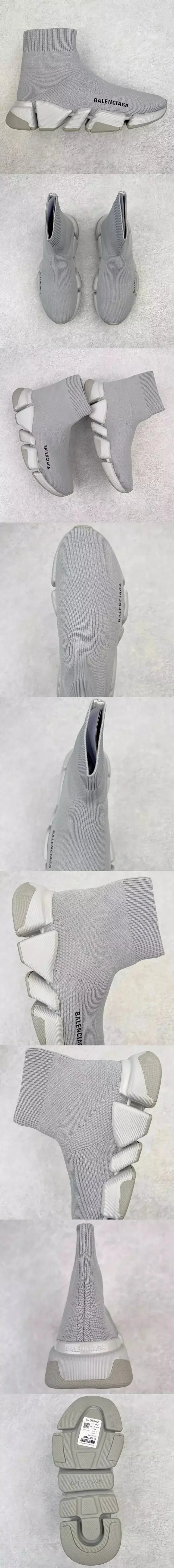 Balenciaga Sneakers Sock-knit high-top with segmented sole product detail image 4