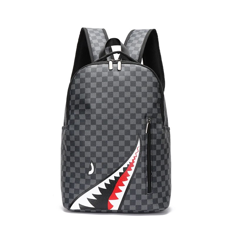 Unbranded Backpacks Shark-Mouth Graphic Backpack image 3