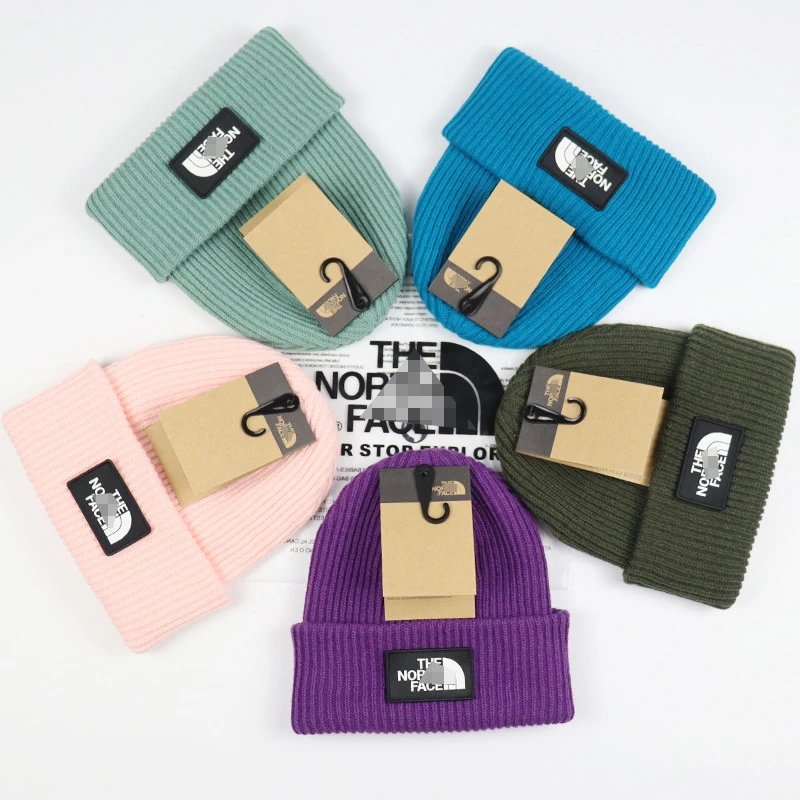 Buy one receive twoTNF秋冬新款针织帽男士毛线帽女款套头冷帽滑雪帽子 6