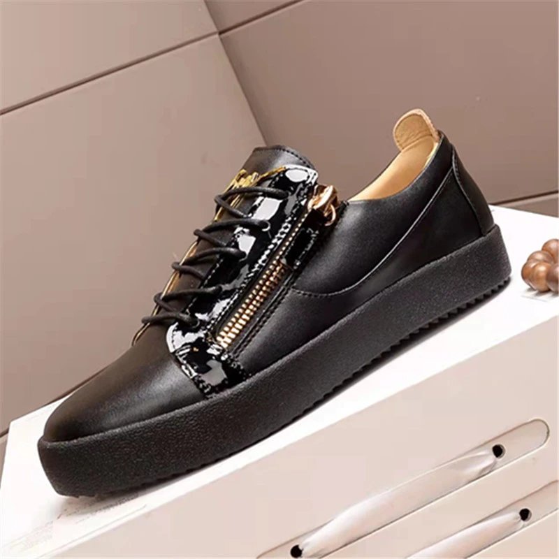 Giuseppe Zanotti Sneakers Low-Top Side-Zip — Black 3