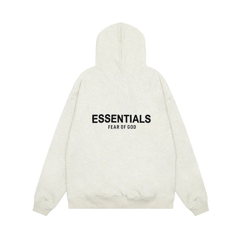 带帽卫衣黑字母植绒 FOG复线ESSENTIALS 5
