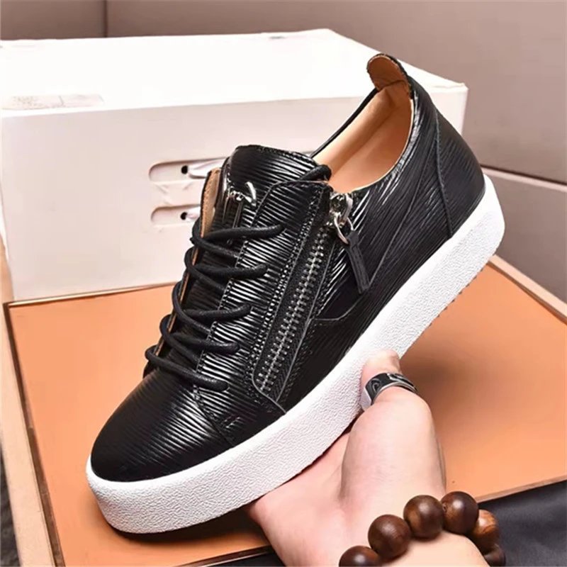 Giuseppe Zanotti Sneakers Low-Top Side-Zip — Black 4