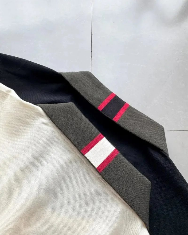 Moncler Shirts Short-Sleeve Polo Shirt with Contrast Collar and Logo Patches image 5