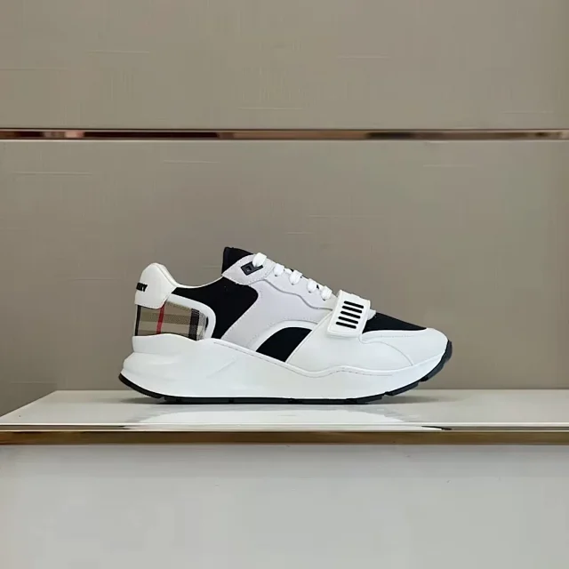 Burberry Sneakers Check-panel strap product detail image 13