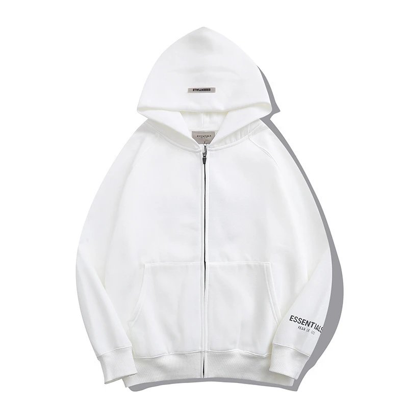 Zip-Up White