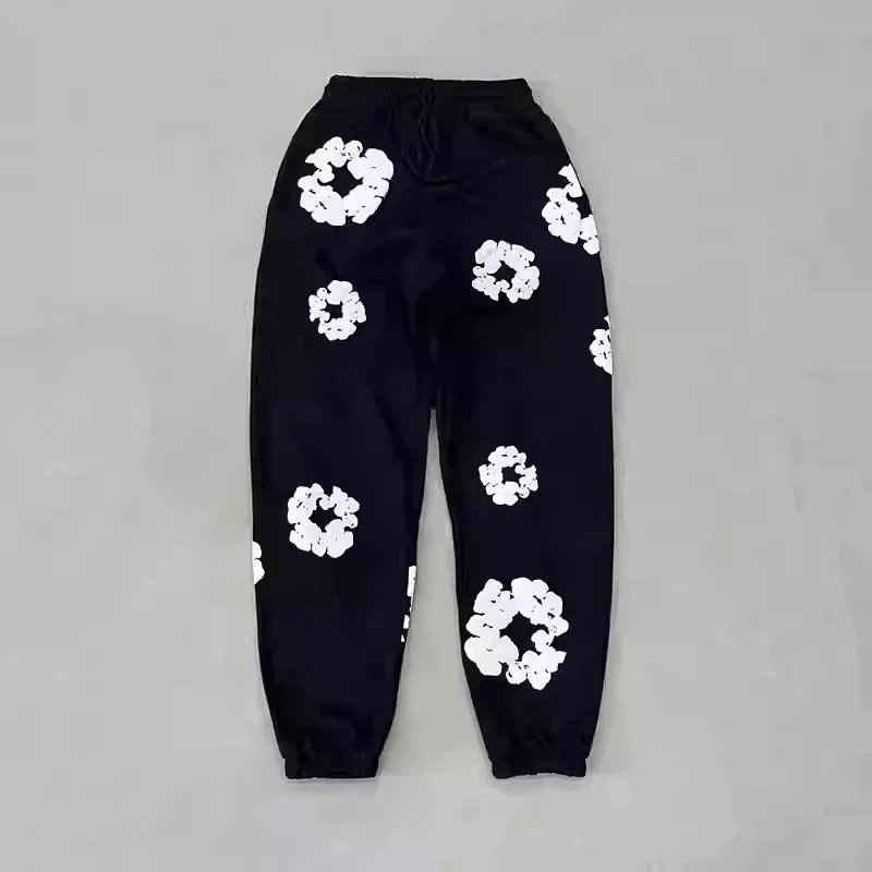 XH02 White Print Black/Pants/High Version