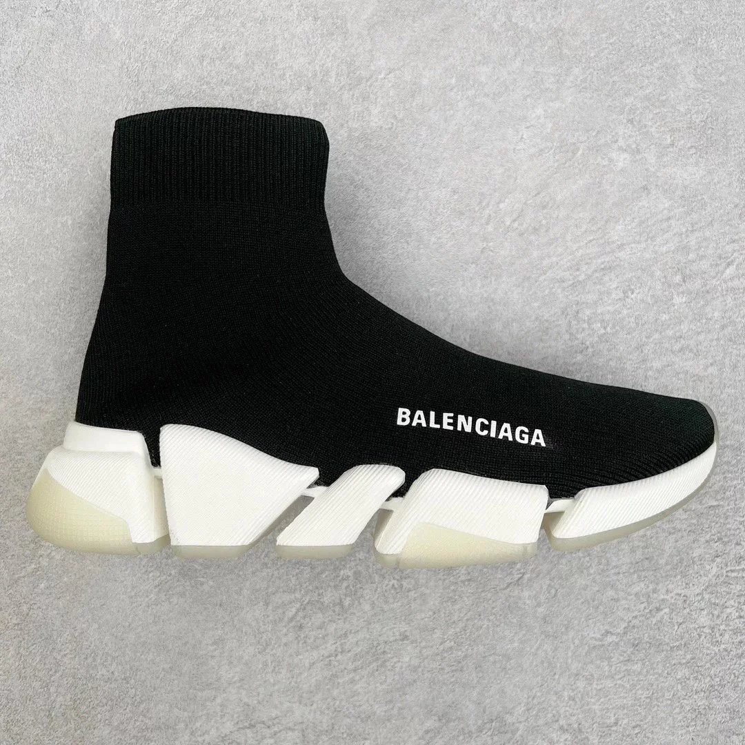 Balenciaga Sneakers Sock-knit high-top with segmented sole image 4