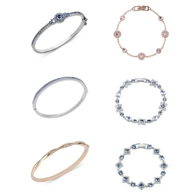 Givenchy Jewelry Single-row crystal bangle bracelet product detail image 1