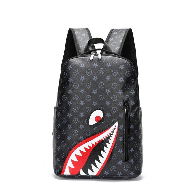 Unbranded Backpacks Shark-Mouth Graphic Backpack image 2