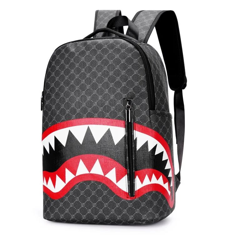 Unbranded Backpacks Shark-Mouth Graphic Backpack — New Flower Big Mouth
