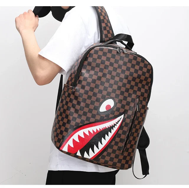 Unbranded Backpacks Shark-Mouth Graphic Backpack product detail image 11