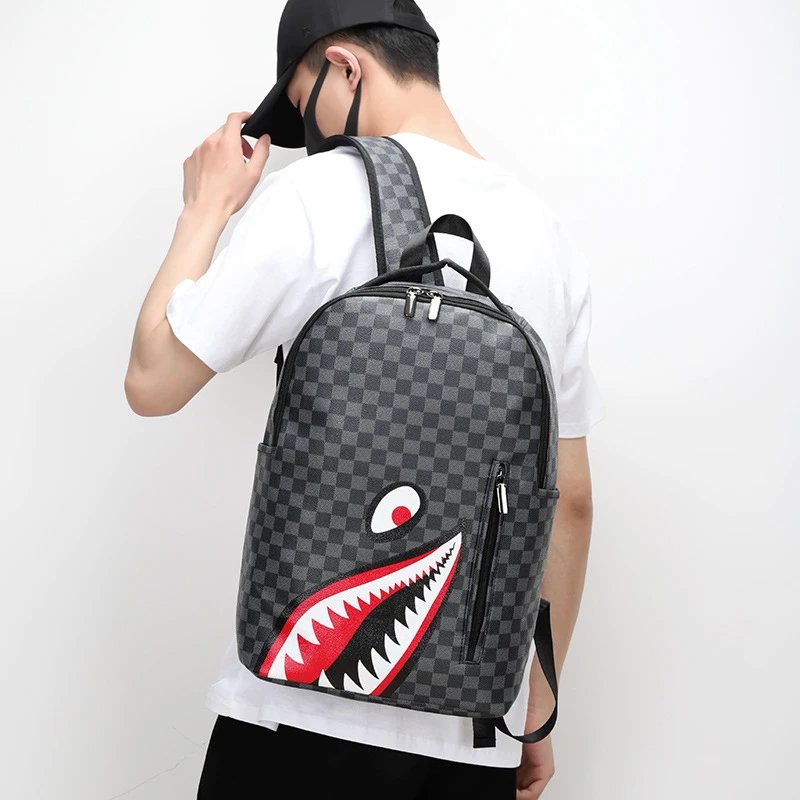 Unbranded Backpacks Shark-Mouth Graphic Backpack image 7