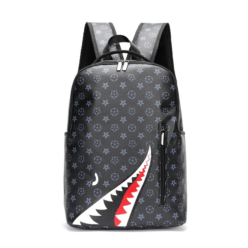 Unbranded Backpacks Shark-Mouth Graphic Backpack — Presbyopia and dark circles