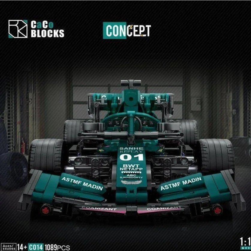 CaDA C014 Green F1 Formula Racing Car 1:12