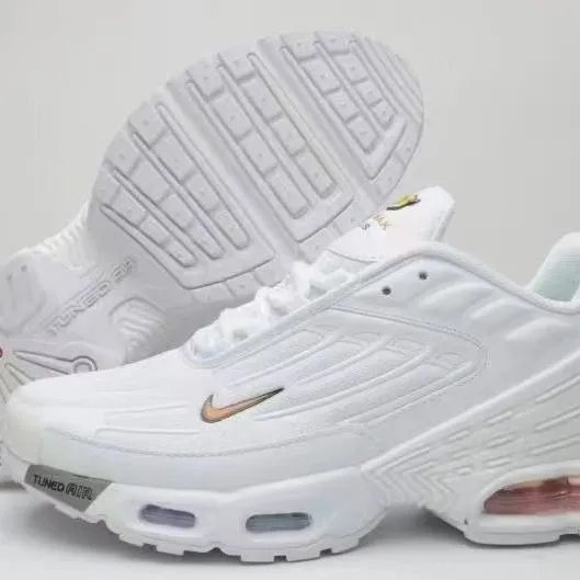 White/Gold Swoosh