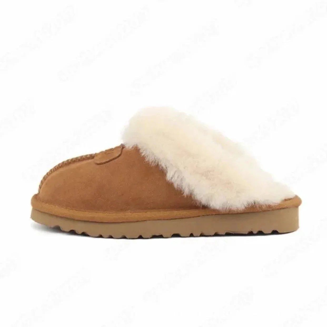 Chestnut Cotton Slippers