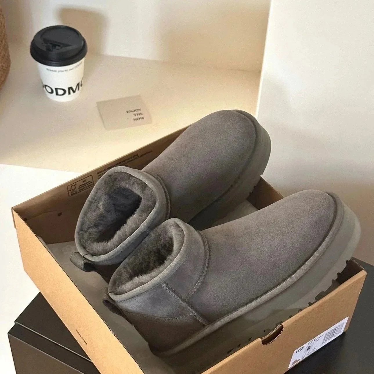 Grey Mid-Calf