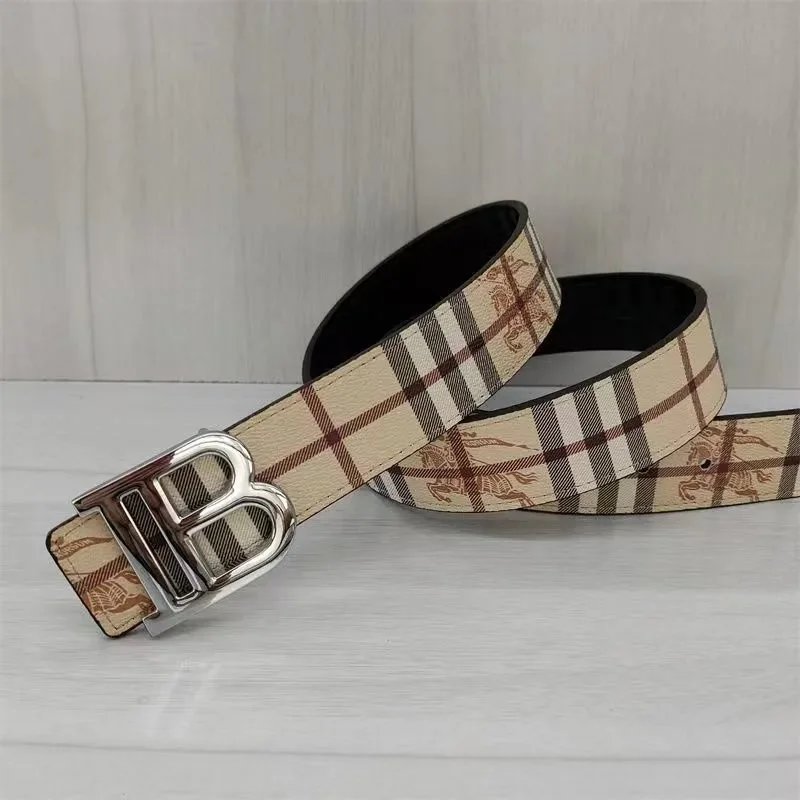 IB Shiny Silver Buckle Plaid