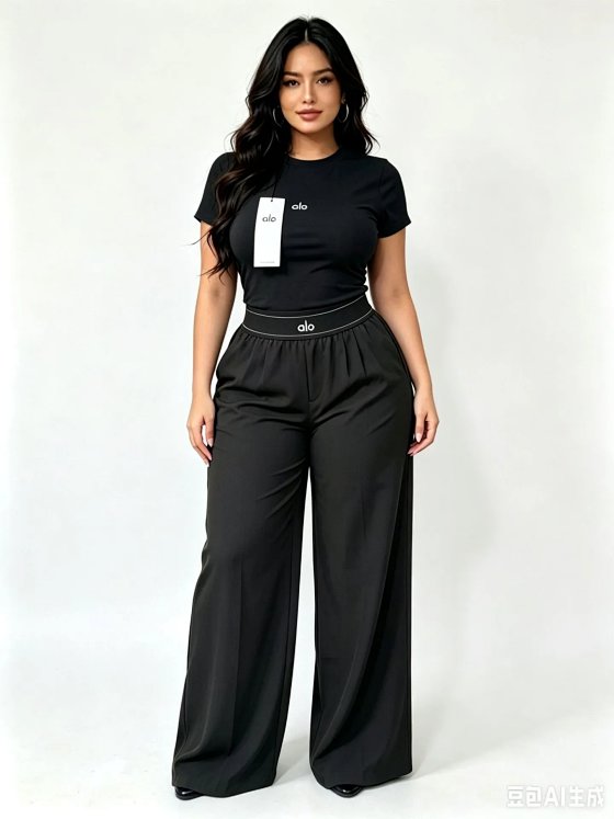 2026 new AL three-dimensional silver logo short sleeved slim fit casual round neck exquisite small logo simple top pants