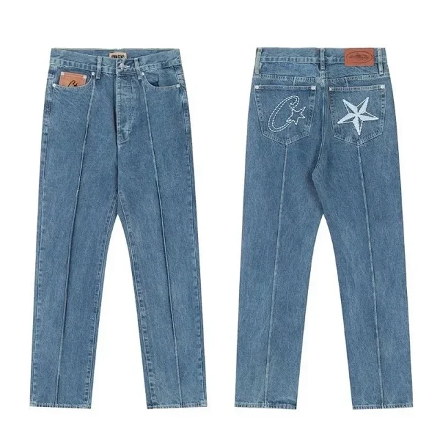 Unbranded Jackets Denim jacket with planet and star embroidery product detail image 5
