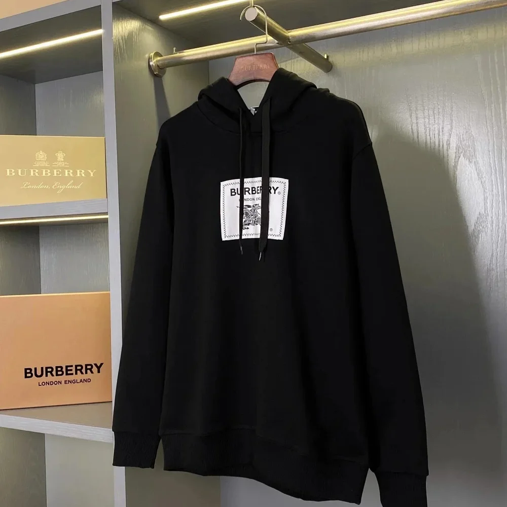 Burberry Square Equestrian Logo Hoodie