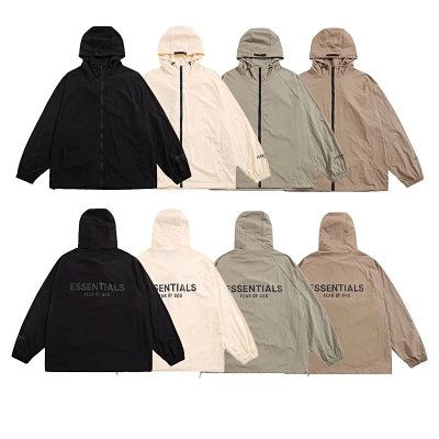 Fear of God Essentials Hooded Windbreaker Jacket [25 styles]