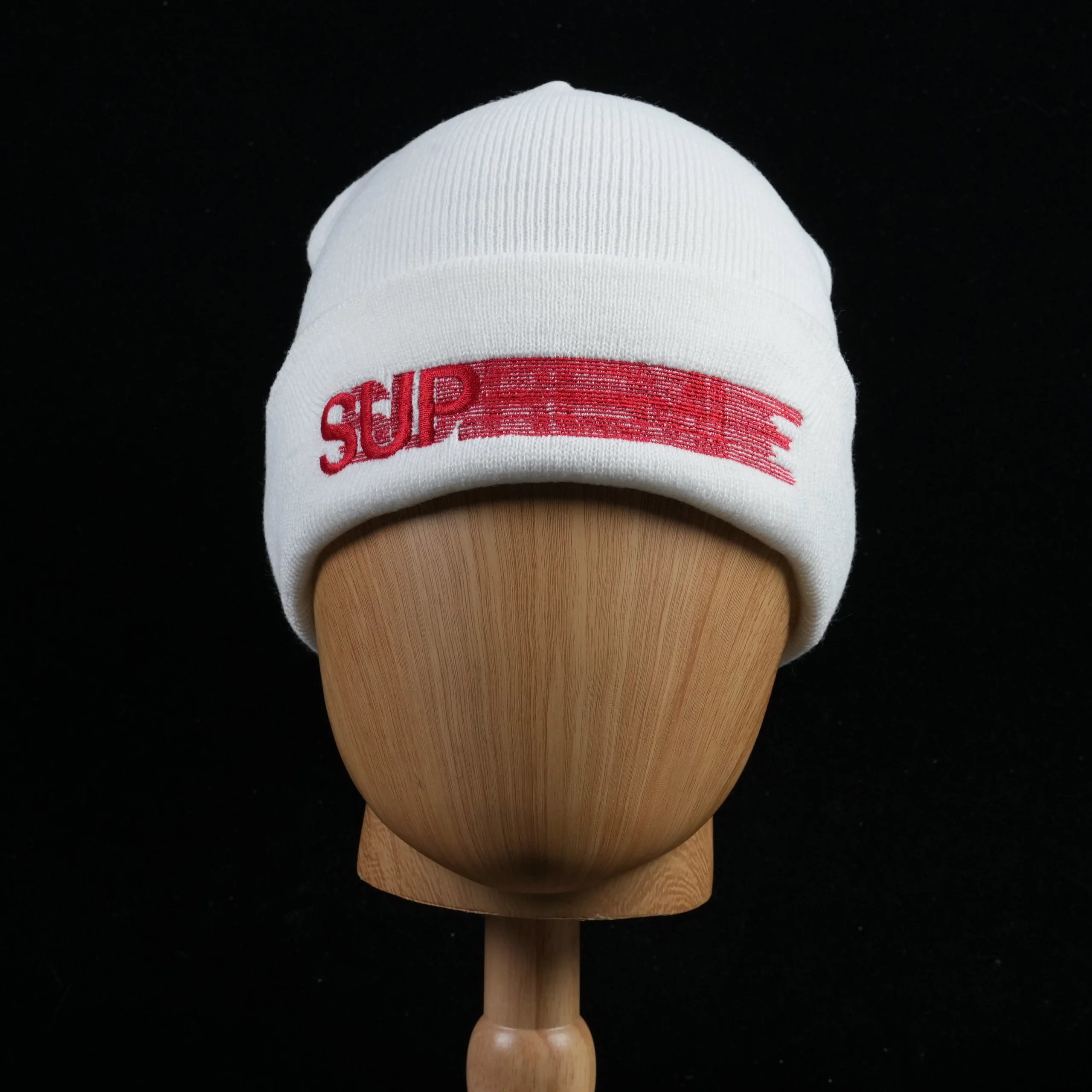 Supreme Motion Logo Beanie White