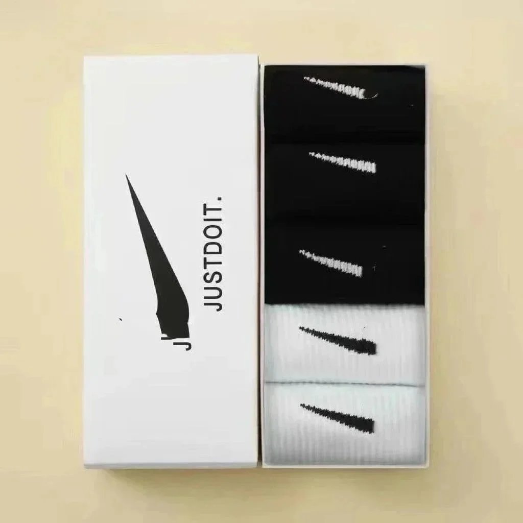 涤棉盒装三黑二白