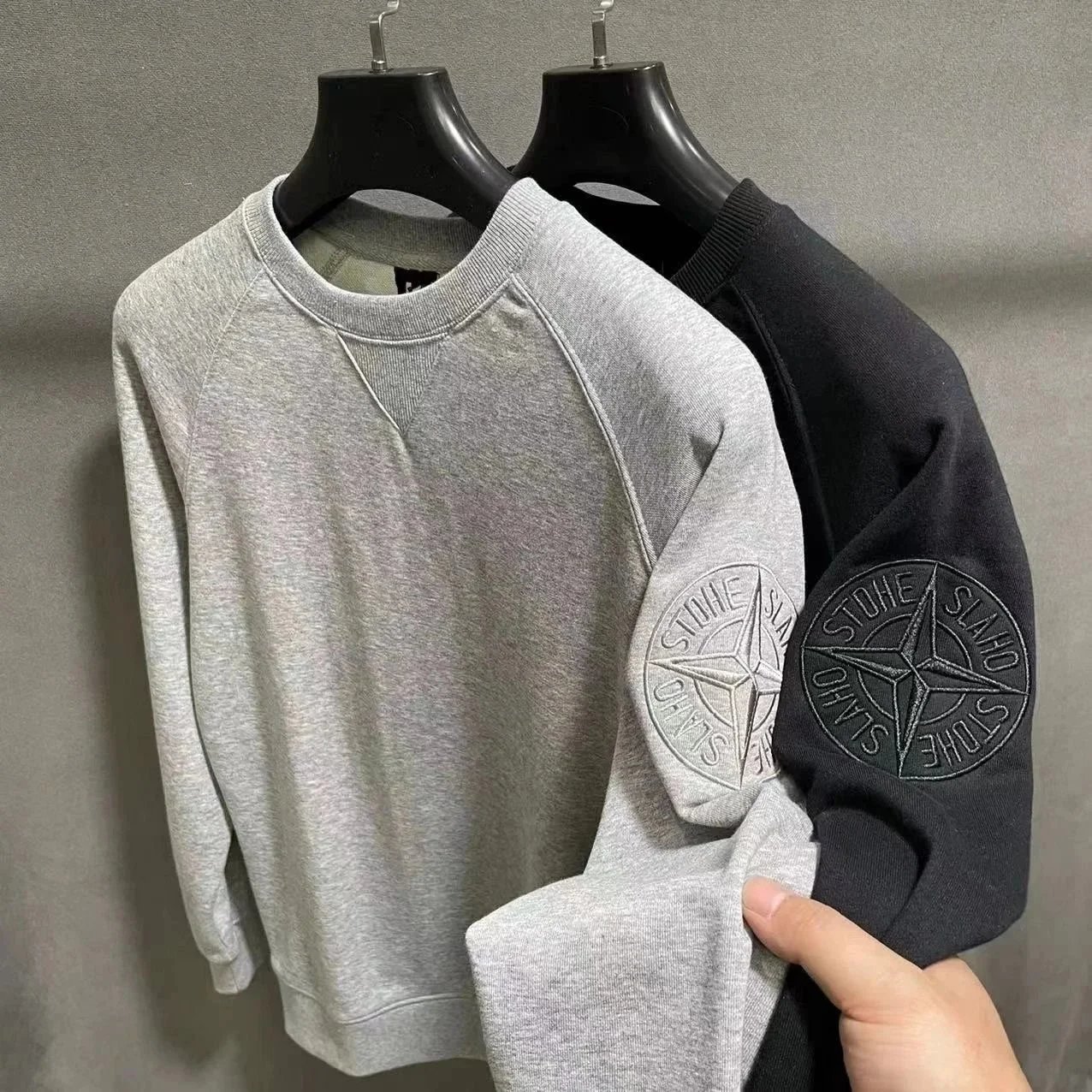 手臂LOGO款  灰色