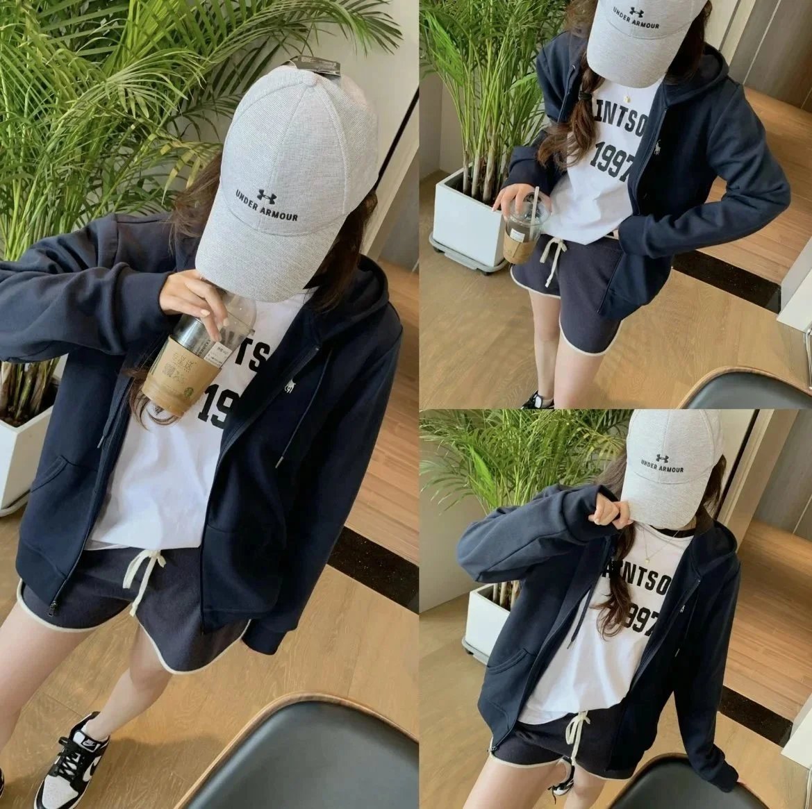 卫衣卫裤套装男女同款 2