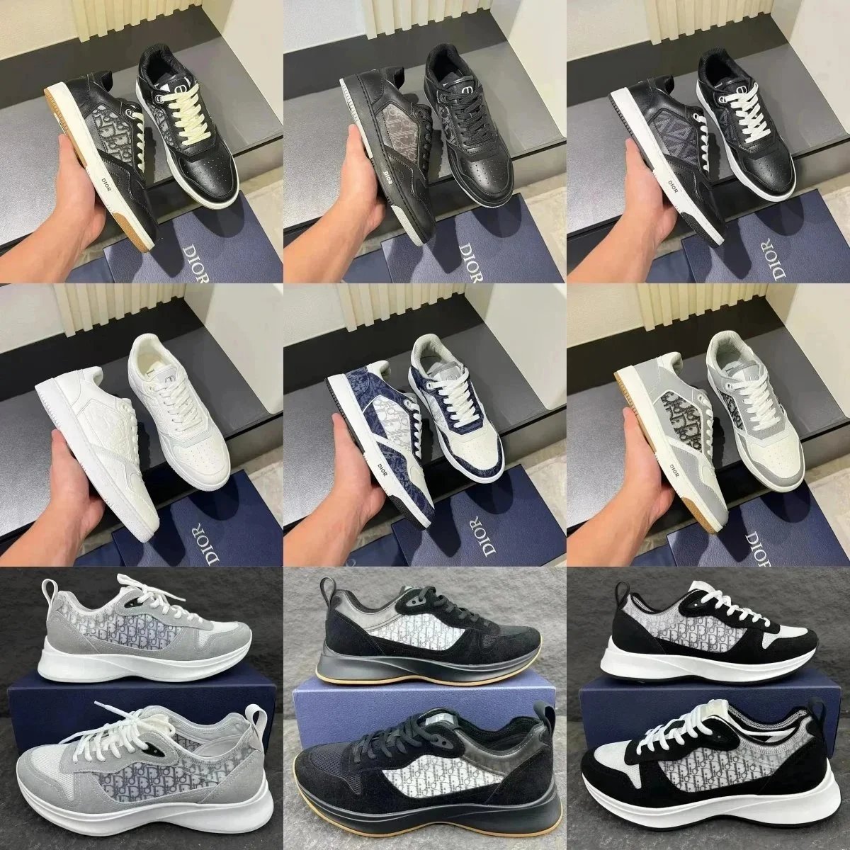 A20 D家字母电绣情侣休闲板鞋