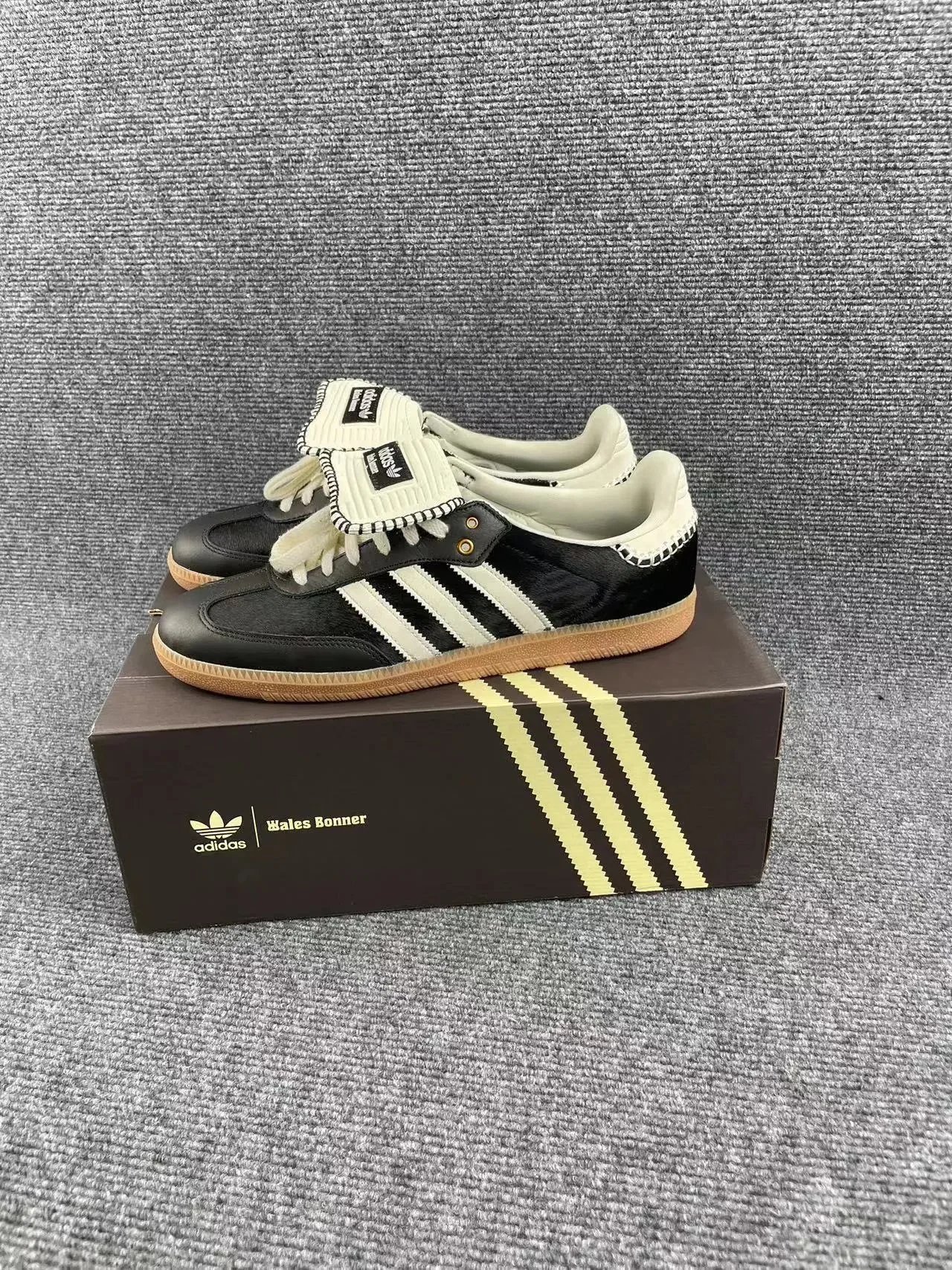 adidas Samba OG Wales Bonner Pony Tonal Core Black IE0580