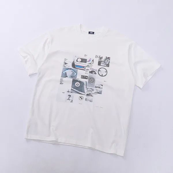 Kith BMW Archive Collage White T-Shirt - 1