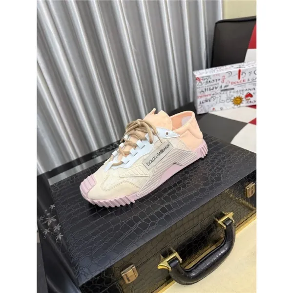 Dolce & Gabbana Sneakers Beige Pink Multicolor Sneakers - 1