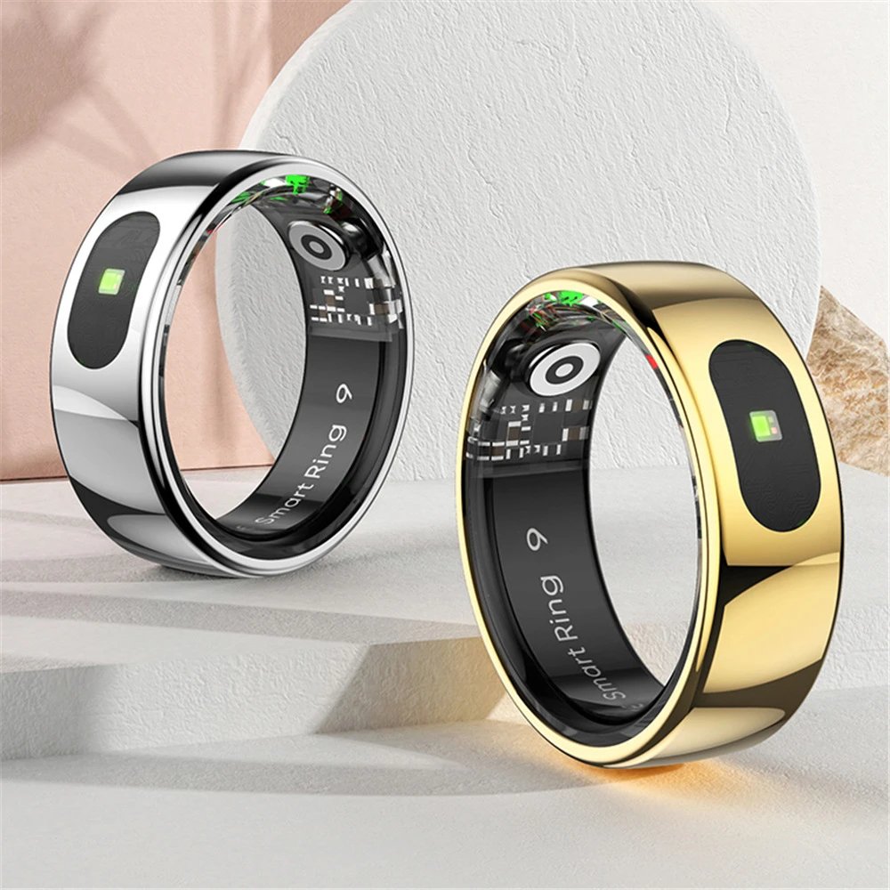 Smart Ring 9 Black Tech Wearable