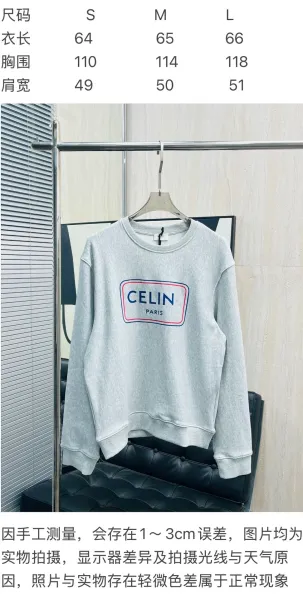 Celine Logo Patch Gray Hoodie - 2