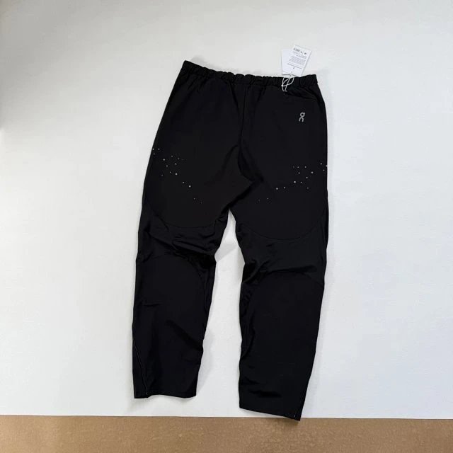 Design Technical Pants Gray Multi-Tone Windbreaker-Style Pants - 35