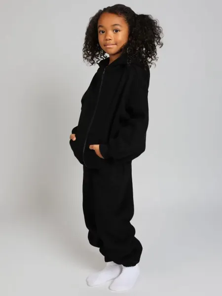 Design Oversized Zip-Up Hoodie and Jogger Set Gray - 12