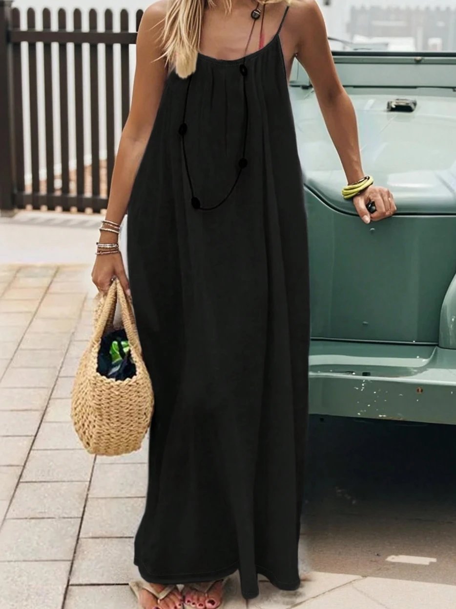 Design Backless Tie-Waist Mint Green Maxi Dress - 19