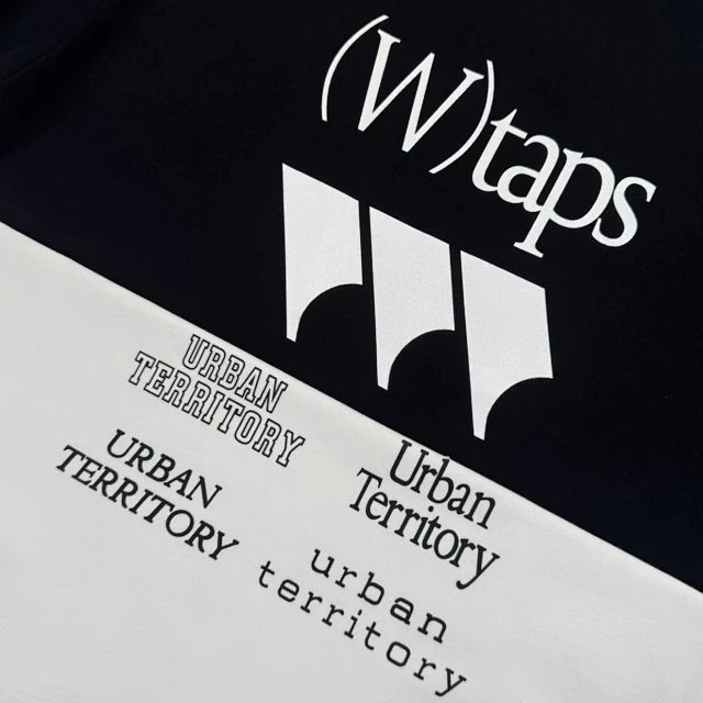 Design Wtap Urban Territory Long Sleeve T-Shirt Black / White T-Shirts - 19