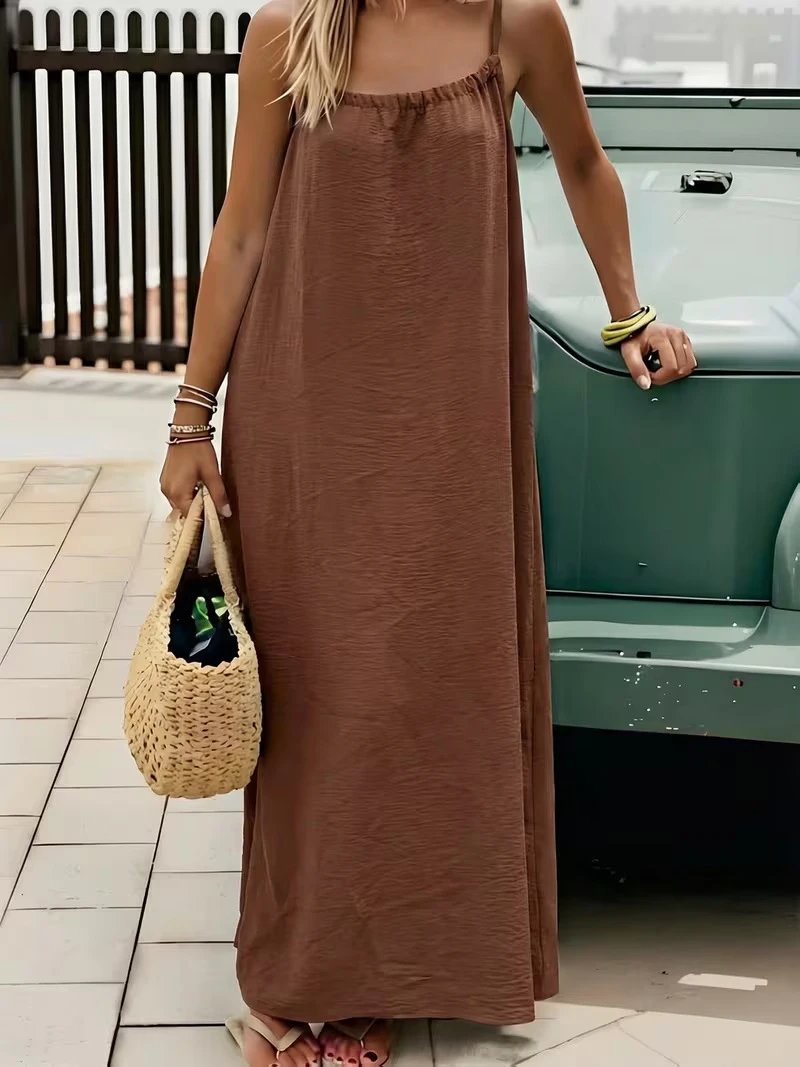 Design Backless Tie-Waist Mint Green Maxi Dress - 28