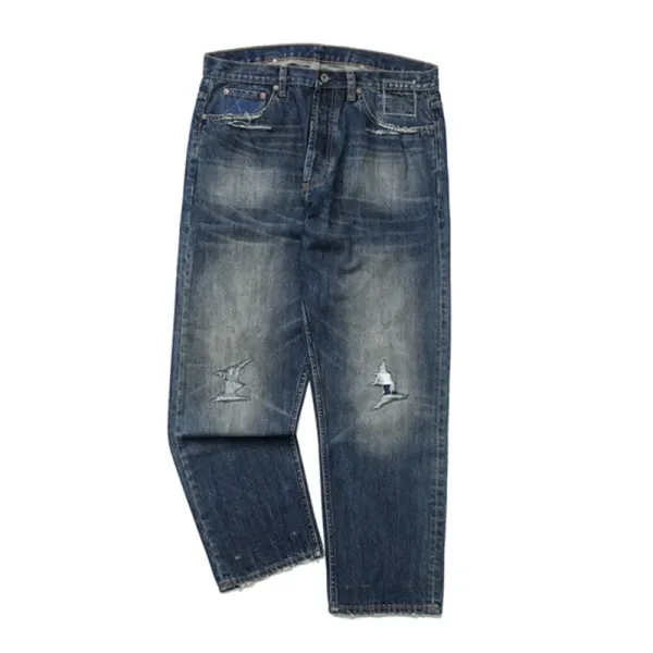 Carhartt Work In Progress Distressed Gray Denim Pants Jeans - 25