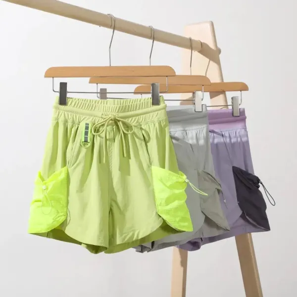 Design Layered Utility Shorts Light Gray - 4