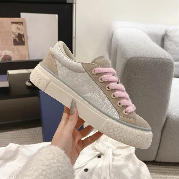 Dior B23 Oblique Embroidered Navy Sneakers - 22
